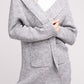 Hooded Open Front Sweater Cardigan