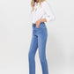 High Rise Stretch Crop Slim Straight