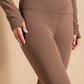 Rib Brushed Hi Waist Full Yoga Pants