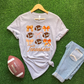 College Football Bows & Footballs Graphic Tee